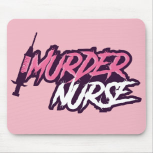 Murder Nurse Mousepad - Roze Muismat