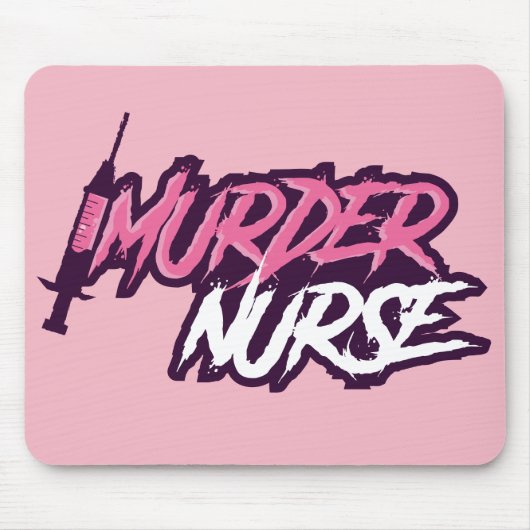 Murder Nurse Mousepad - Roze Muismat (Voorkant)