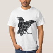 Murder Of Crows Raven Birds  T-shirt (Voorkant)
