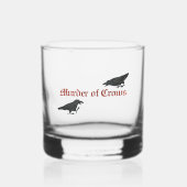 Murder of Crows Whisky Glas (Voorkant)