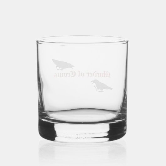 Murder of Crows Whisky Glas (Achterkant)