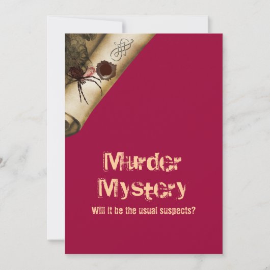 Murder-onderzoek dat het heeft gedaan kaart (Voorkant)