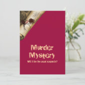 Murder-onderzoek dat het heeft gedaan kaart (Staand voorkant)