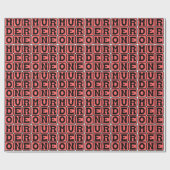 Murder One, Strafbaar Feit Cadeaupapier (Vlak)