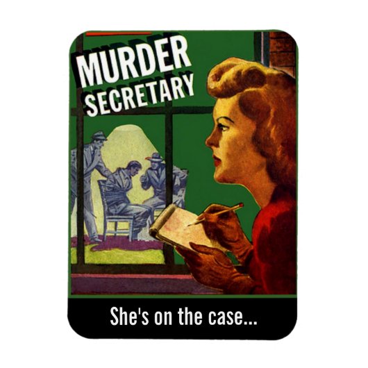 "Murder Secretary" Magneet (Verticaal)