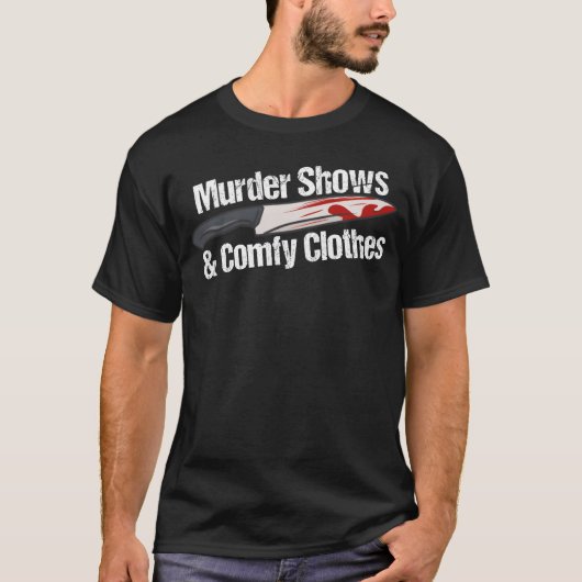 Murder Shows Comfy Clothes boy T-shirt (Voorkant)