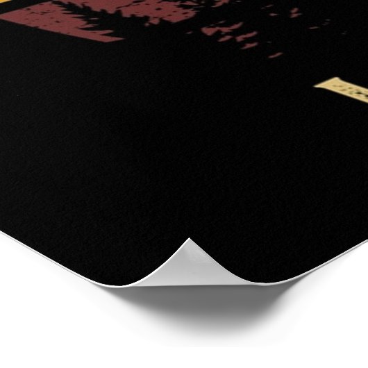 Murder Ze schreef Vintage Poster (Hoek)