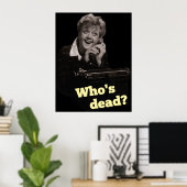Murder Zij Wrote Poster (Thuiskantoor)