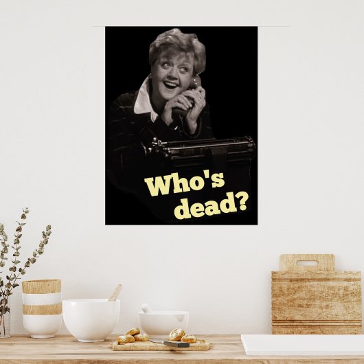 Murder Zij Wrote Poster (Keuken)