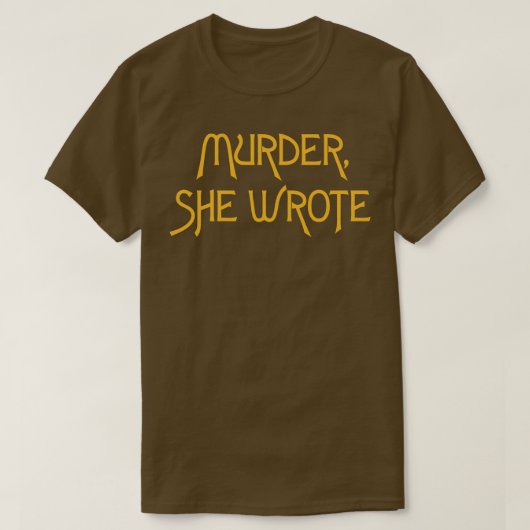 Murder Zij Wrote T-shirt (Design voorkant)