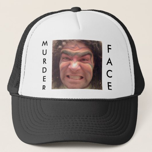 MURDERFACE Trucker Hat Pet (Voorkant)