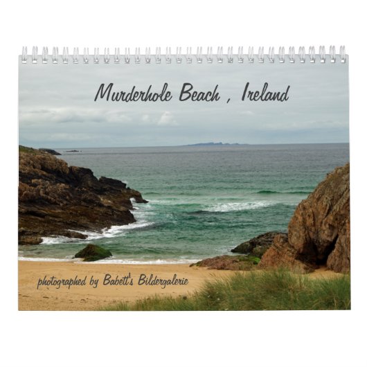 Murderhole Beach, Ireland - Kalender englisch (Achterkant)