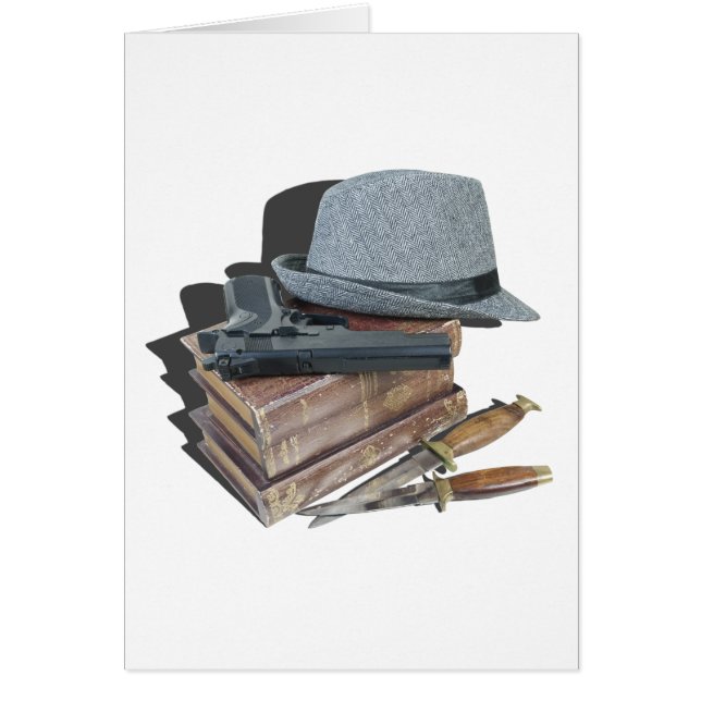 MurderMysteryBooksGunKnivesFedora042113.png (Voorkant)