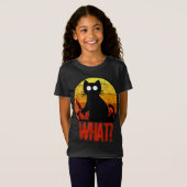 Murderous Black Psycho Cute Cat What Knife Christm T-shirt (Voorkant volledig)