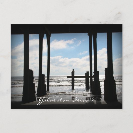 Murdoch's Pier Galveston Island Briefkaart (Voorkant)