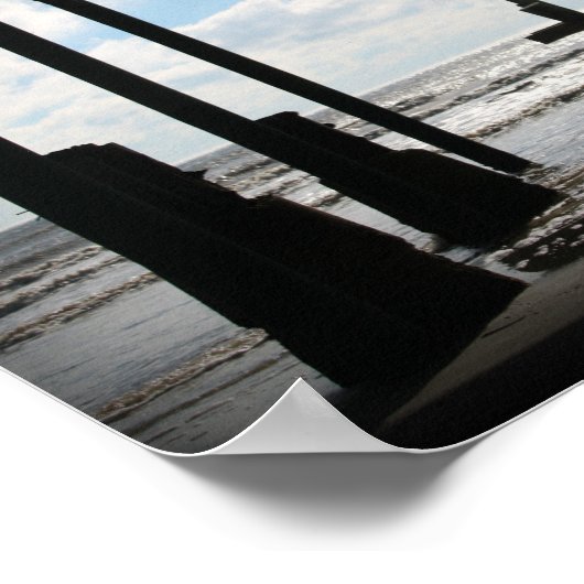 Murdoch's Pier Galveston Island Poster (Hoek)