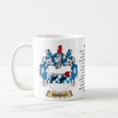 Murdock Family Coat of Arms (Crest) met inbegrip v Koffiemok (Links)