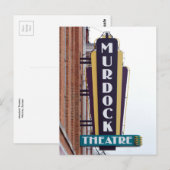 Murdock Theater, Wichita, Kansas Briefkaart (Voorkant / Achterkant)