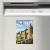 Muren van Carcassonne Frankrijk Reizen Magneet (Insitu (Vaatwasser))
