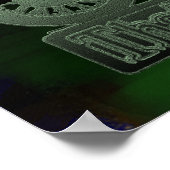 muren van het motorfietsdemper poster (Hoek)