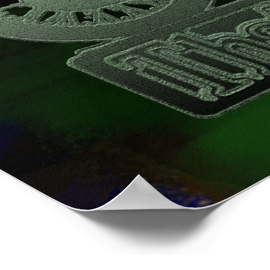 muren van het motorfietsdemper poster (Hoek)