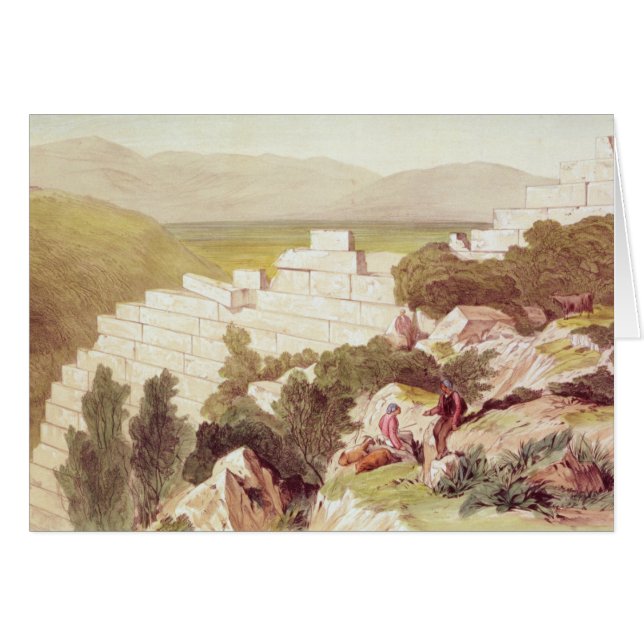 Muren van oude Samos, Cephalonia, 19de eeuw (Voorkant Horizontaal)