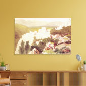 Muren van oude Samos, Cephalonia, 19de eeuw Canvas Afdruk (Insitu (Woonkamer))