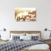 Muren van oude Samos, Cephalonia, 19de eeuw Canvas Afdruk (Insitu (Slaapkamer))