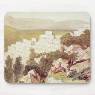 Muren van oude Samos, Cephalonia, 19de eeuw Muismat