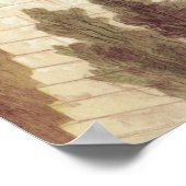 Muren van oude Samos, Cephalonia, 19de eeuw Poster (Hoek)