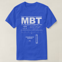 Murfreesboro Municipal Airport MBT T T-shirt