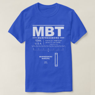 Murfreesboro Municipal Airport MBT T T-shirt