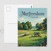 Murfreesboro, Tennessee Briefkaart (Voorkant / Achterkant)