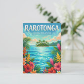 Muri Lagoon Cookeilanden Briefkaart (Staand voorkant)