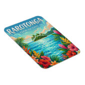 Muri Lagoon Cookeilanden Magneet (Rechterzijde)