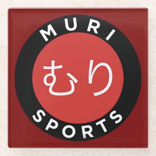 MURI SPORTS Coaster Glazen Onderzetter (Voorkant)