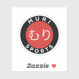 MURI SPORTS op maat gesneden vinyl sticker