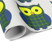 Muri Tartan Pset Owl Cadeaupapier (Rol Hoek)