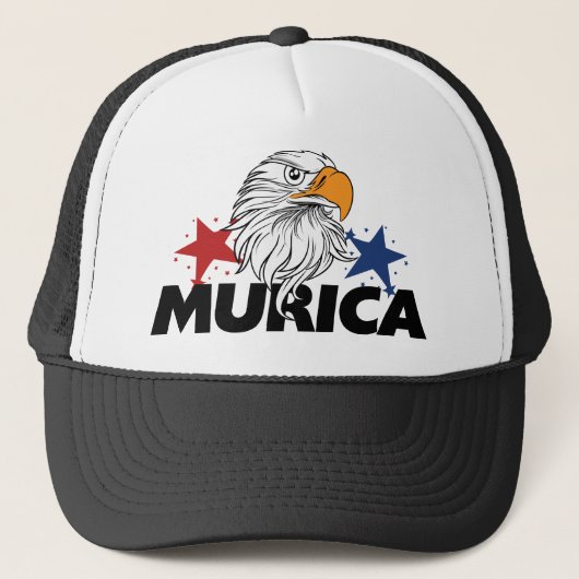 Murica bald eagle trucker pet (Voorkant)
