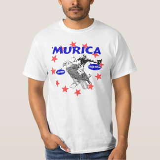 Murica Eagle en Cowboy T-shirt
