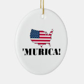 Murica Flag Keramisch Ornament (Rechts)