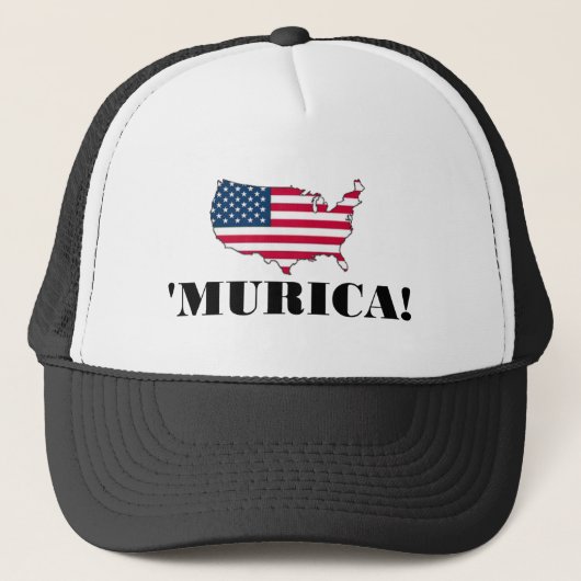 Murica Flag Trucker Pet (Voorkant)
