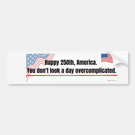 'Murica! Grappig Patriotisch Bumpersticker (Voorkant)