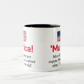 Murica...Meer Karens per Capita Tweekleurige Koffiemok (Center)