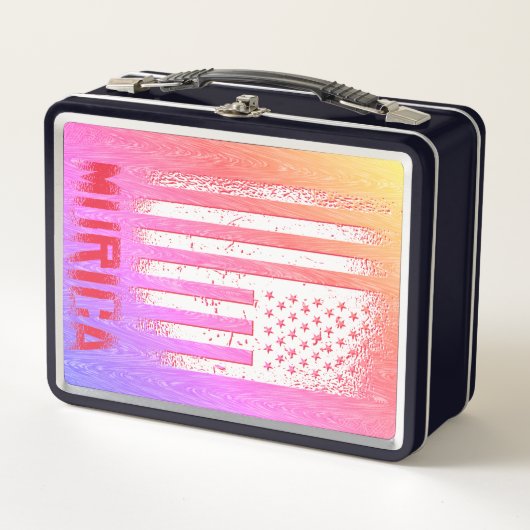 Murica Nationaal Amerikaanse Vlagontwerp (Voorkant)