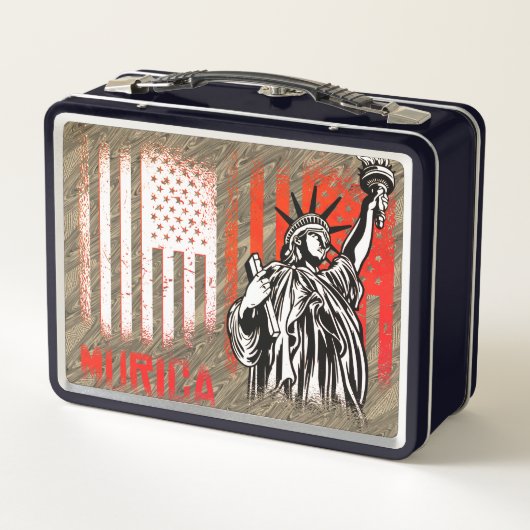 Murica National American Flag Design (Achterkant)