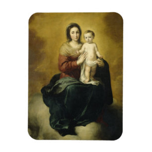 Murillo, Madonna en Child, Religieuze Kunst Magneet