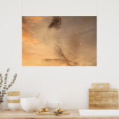 Murmuration of Starling Print (Keuken)