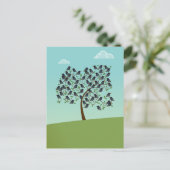 Murmuration of Starlings Briefkaart (Staand voorkant)