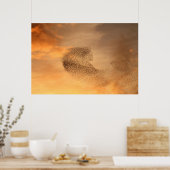 Murmuration of Starlings Print (Keuken)